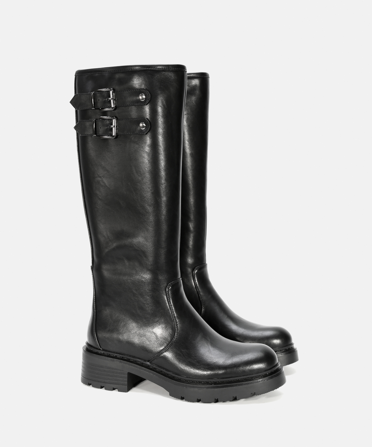 Bota tac&oacute;n doble hebilla image number null
